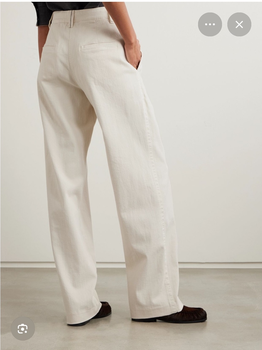 NWT Brunello Cucinelli Ecru Pants 36 US size 0